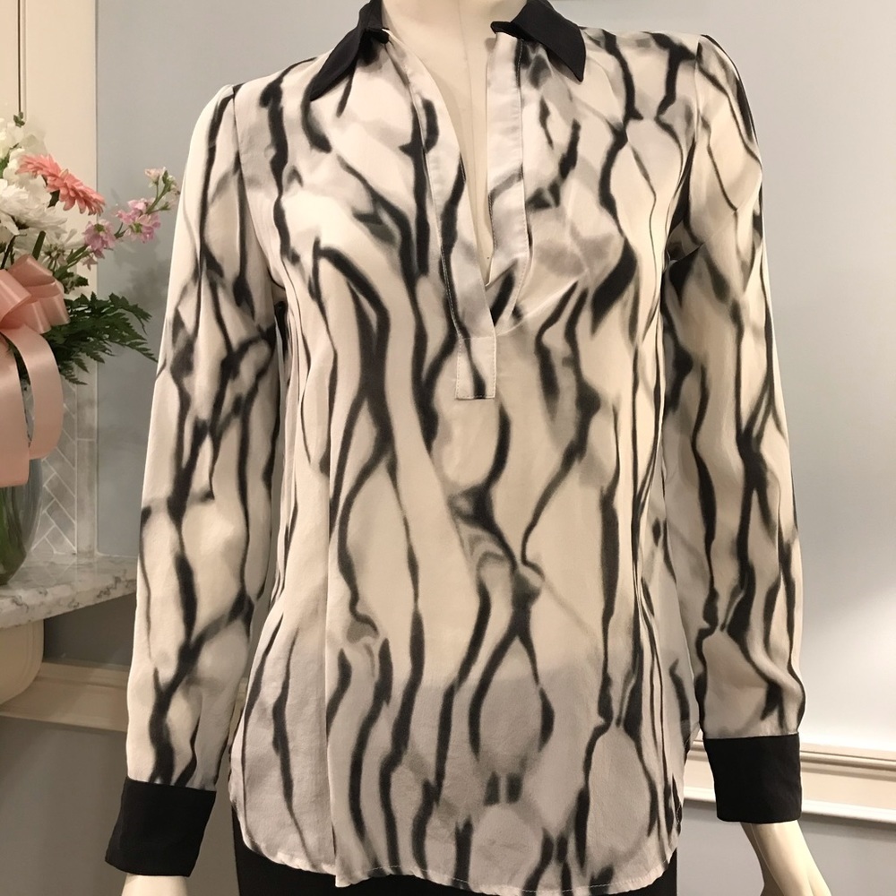 Silk Print Top by Fifteen-Twenty Sz XS